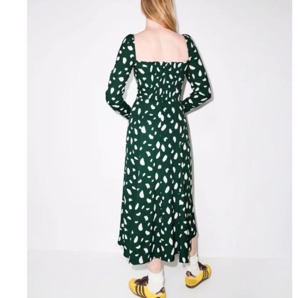 Reformation Sigmund Dress splatter 💚 - Picture 2 of 6